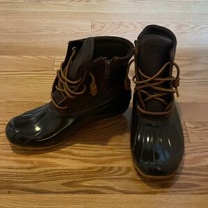 Sperry Waterproof Rubber Saltwater Duck Boots